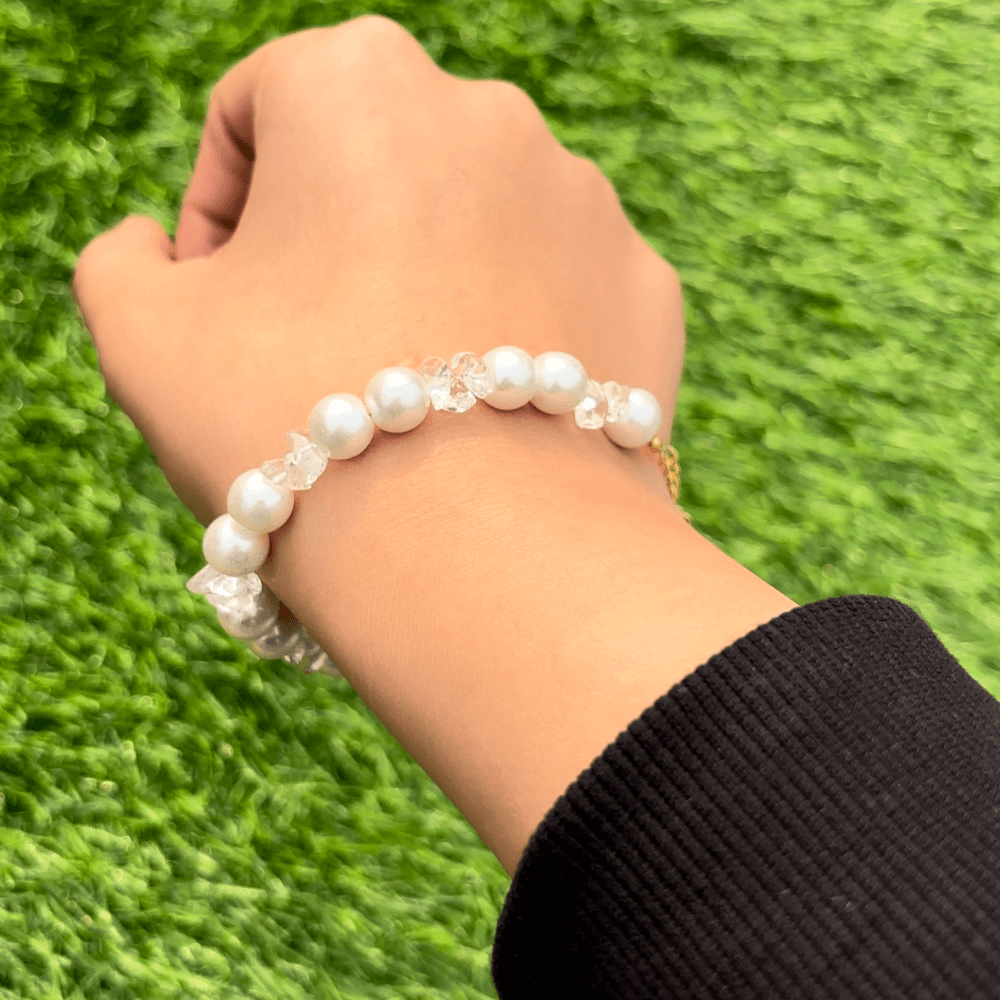 1pc Elegant Faux Pearl Decor Bracelet For Women For Daily Decoration |  SHEIN USA